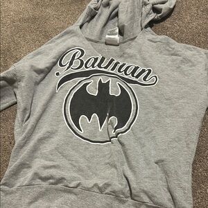 Gray Batman Hoodie